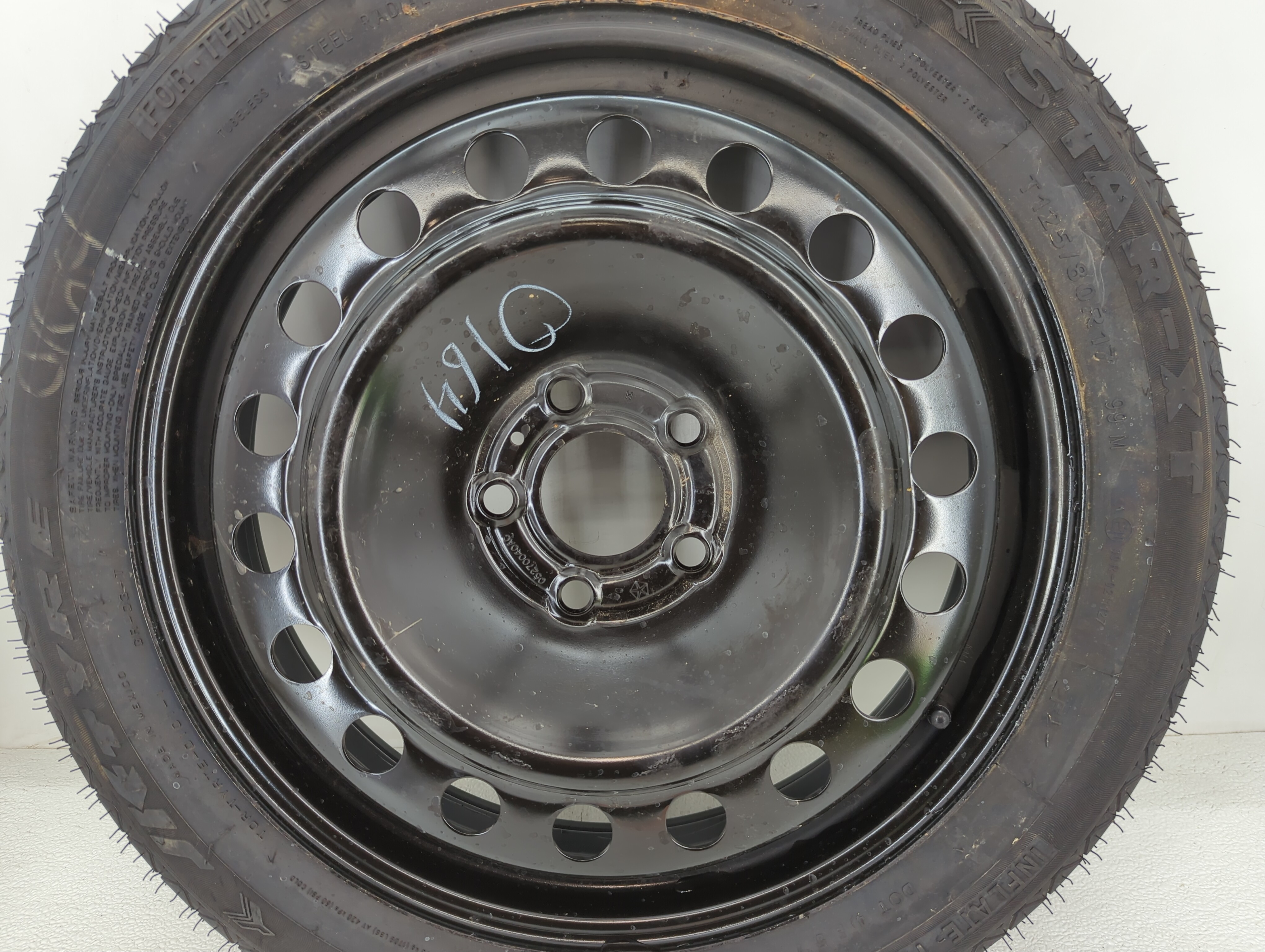 2013-2016 Dodge Dart Spare Donut Tire Wheel Rim Oem 941589 - Oemusedautoparts1.com