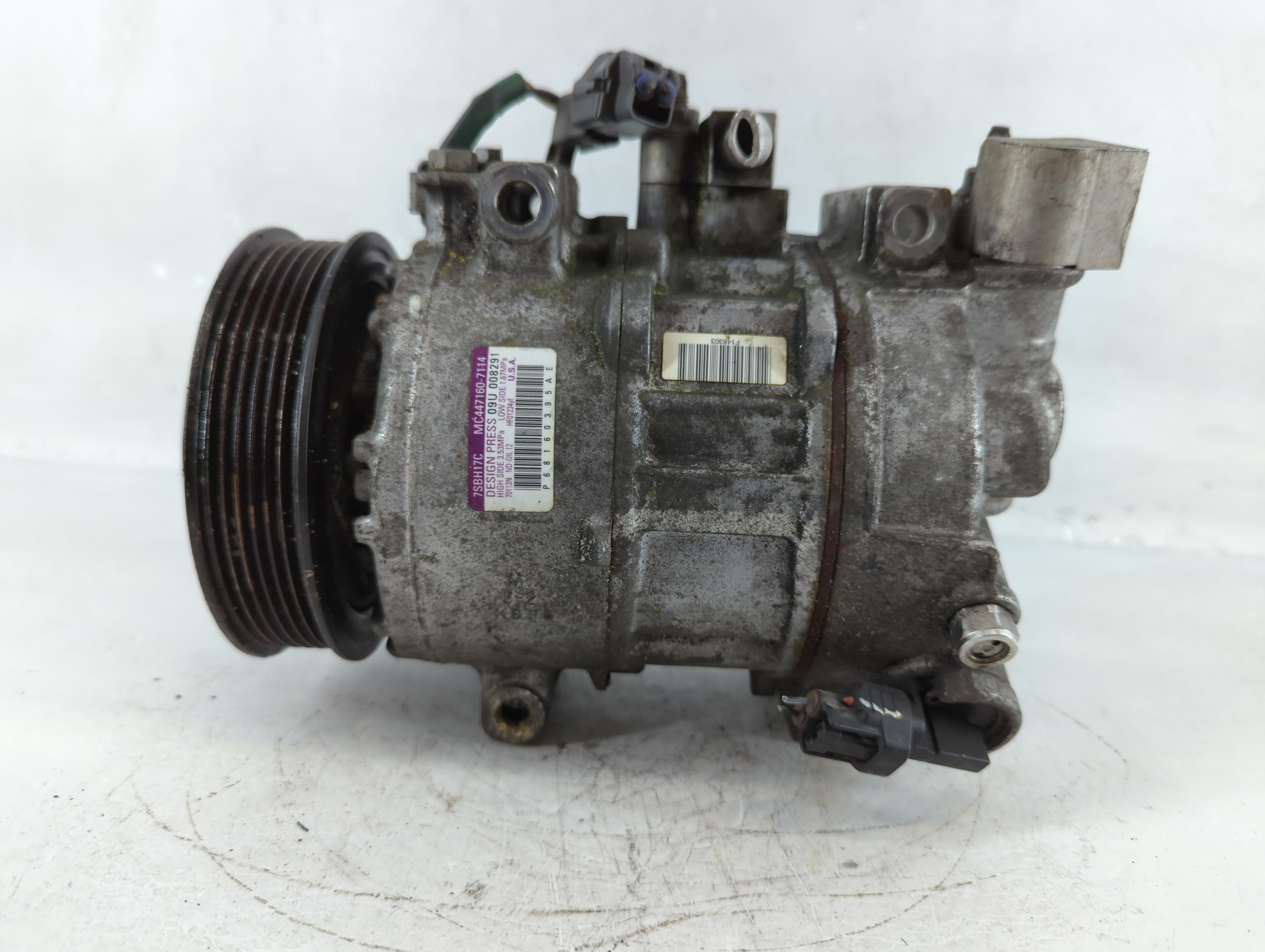 2014-2022 Dodge Charger Air Conditioning A/c Ac Compressor Oem 941696 - Oemusedautoparts1.com