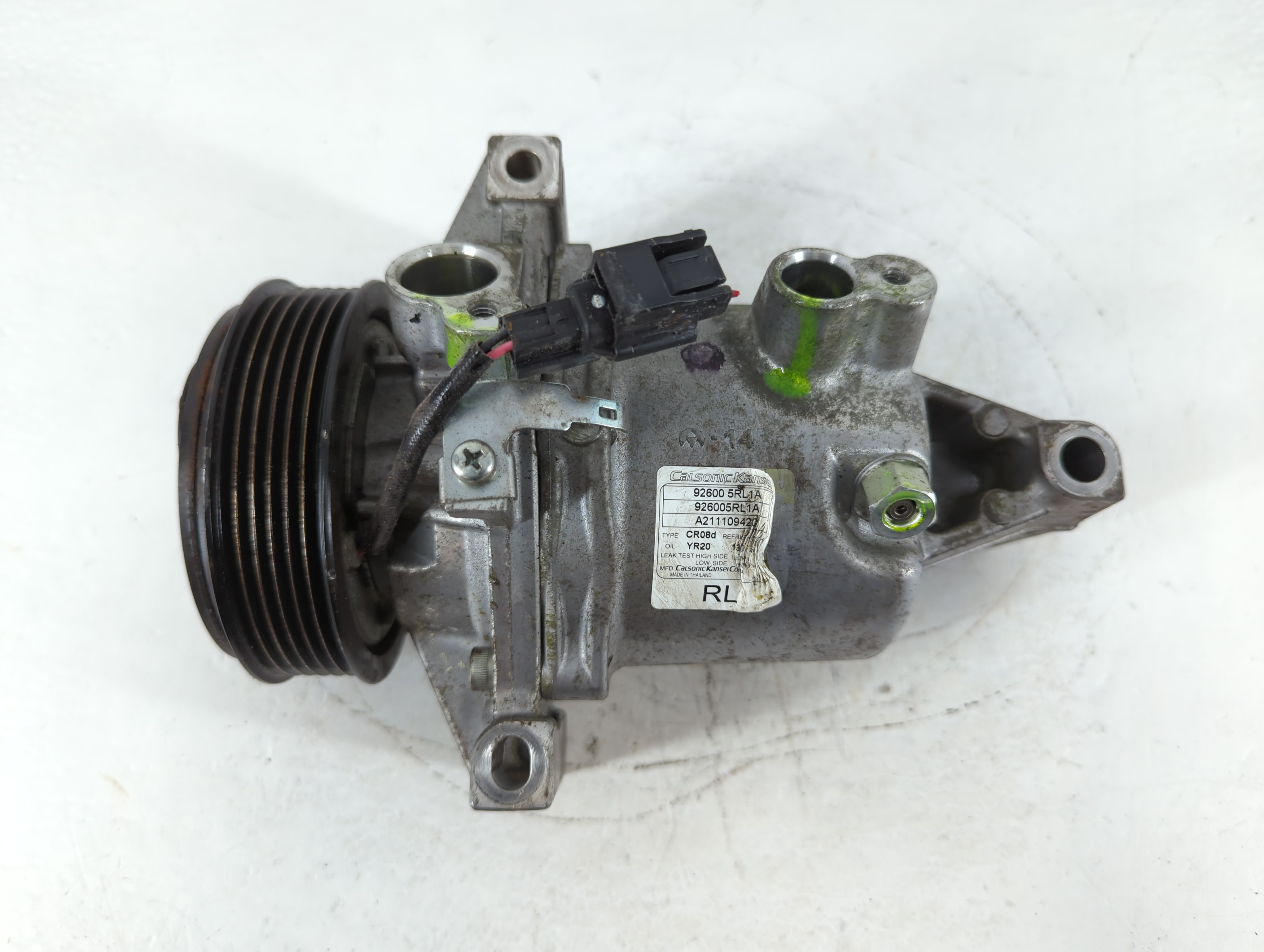 2018-2019 Nissan Kicks Air Conditioning A/c Ac Compressor Oem 941699 - Oemusedautoparts1.com