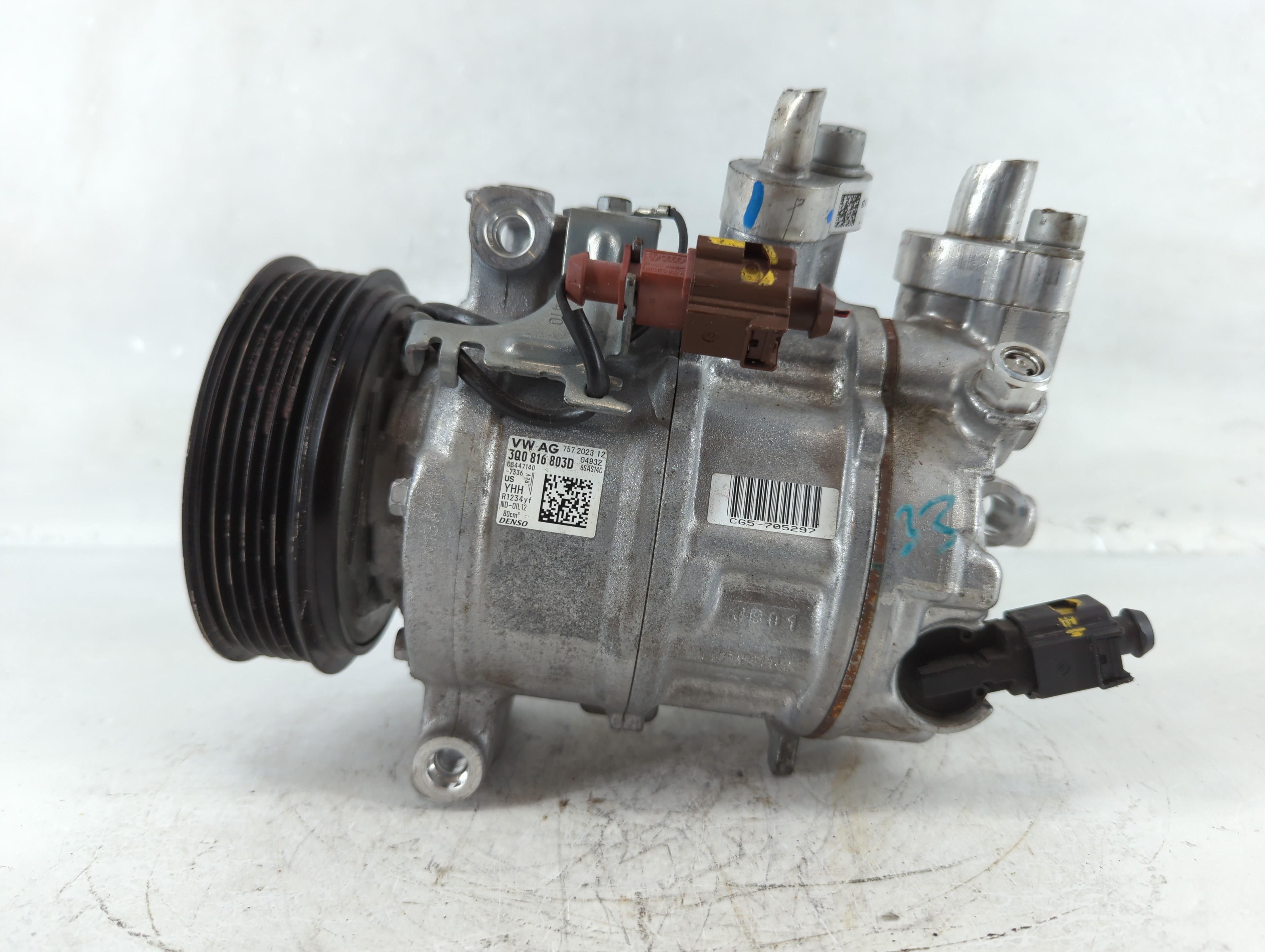 2020-2021 Volkswagen Jetta Air Conditioning A/c Ac Compressor Oem 942619 - Oemusedautoparts1.com