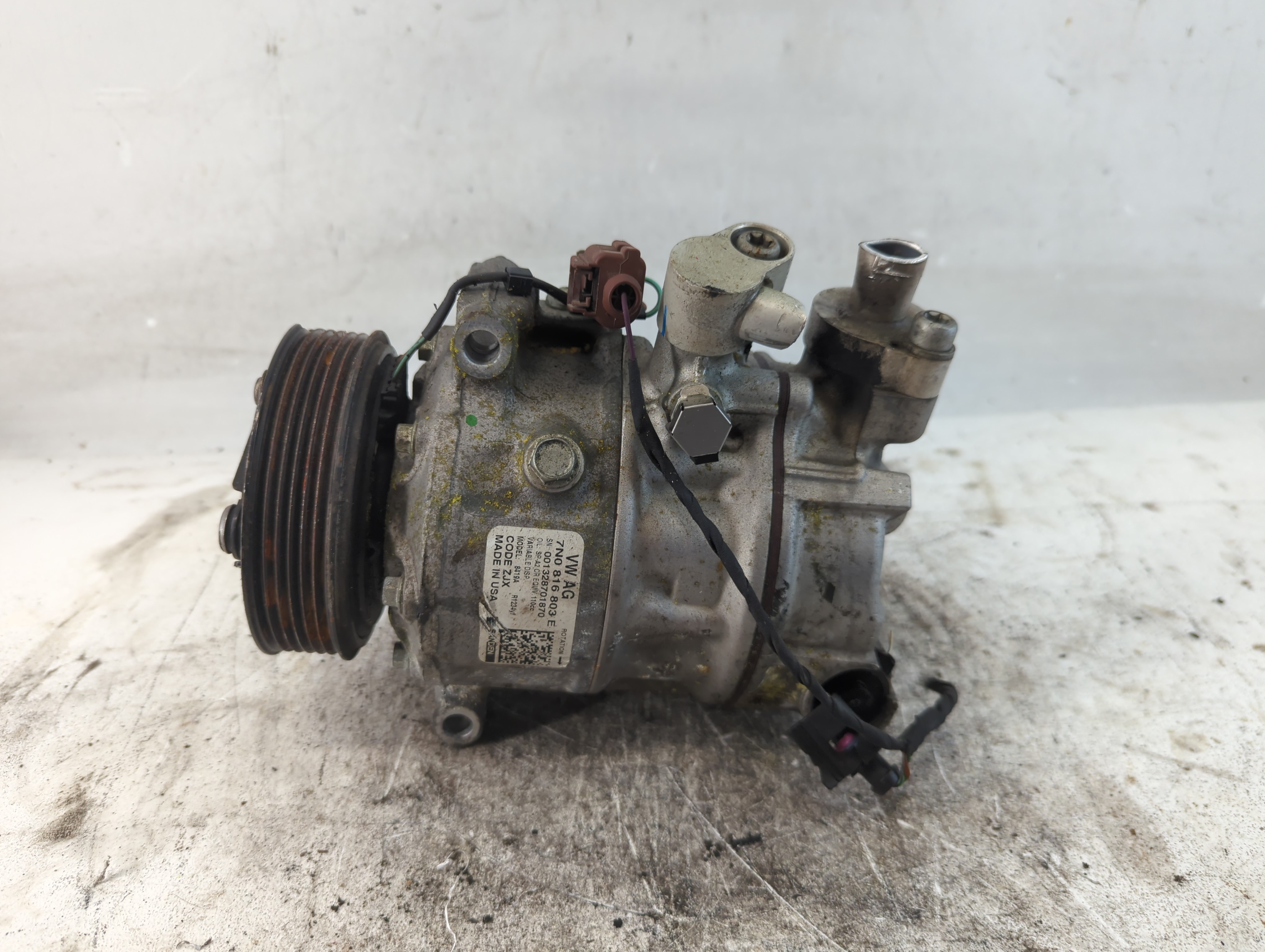 2018-2020 Volkswagen Passat Air Conditioning A/c Ac Compressor Oem 942625 - Oemusedautoparts1.com