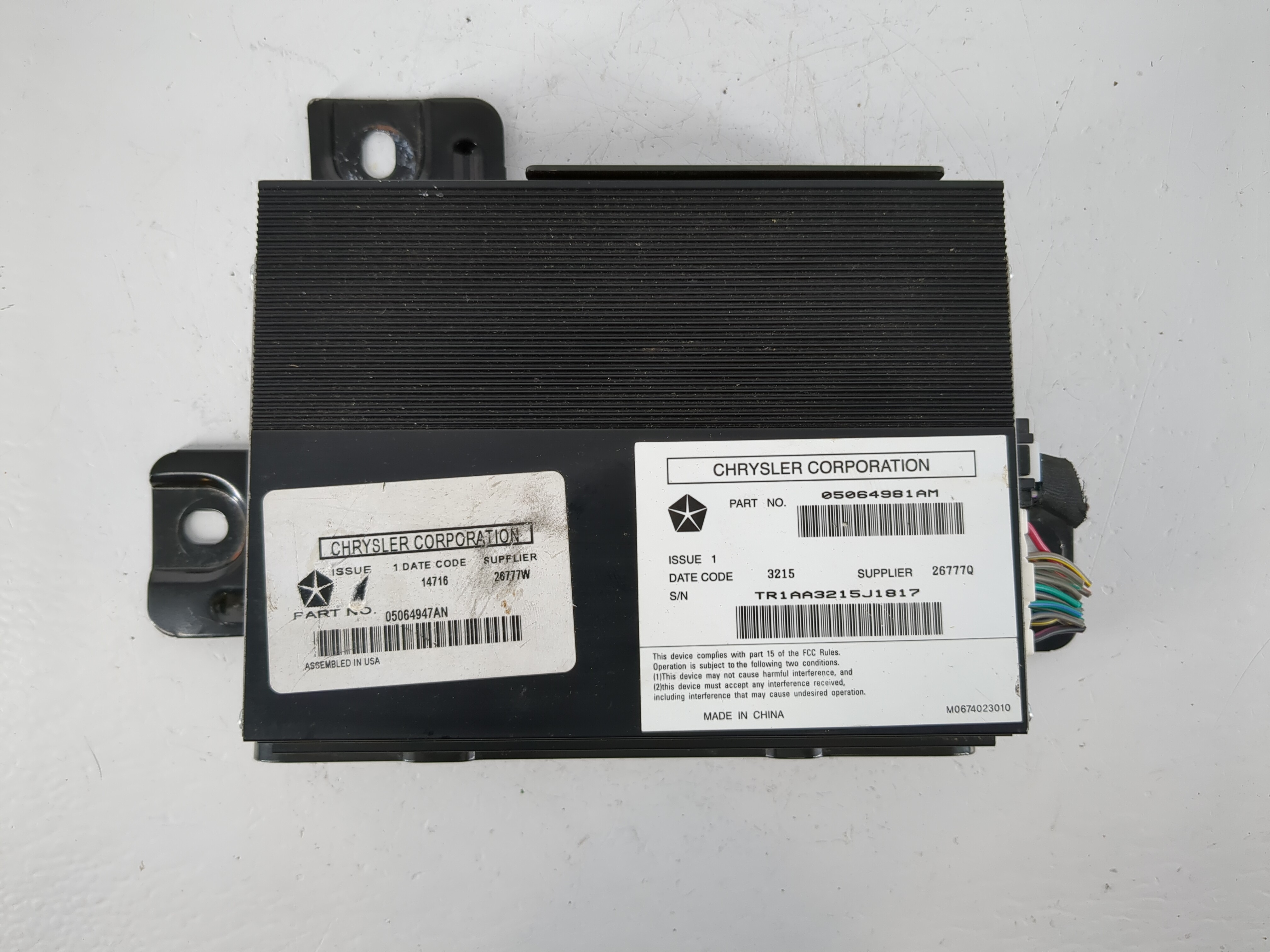 2011-2020 Dodge Journey Am Fm Cd Player Radio Receiver 947647 - Oemusedautoparts1.com